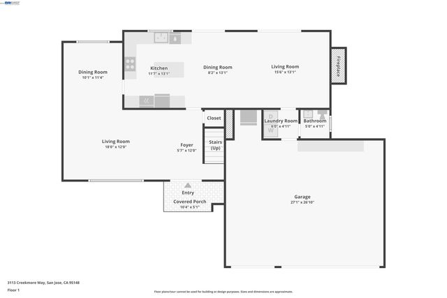 3113 Creekmore Way, San Jose, CA 95148
