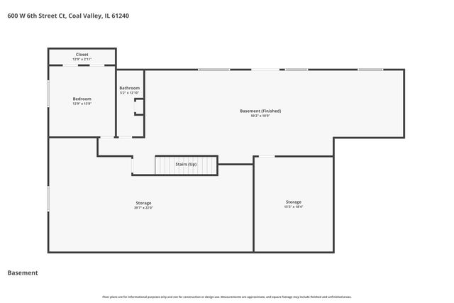 600 W 6th St Court, Coal Valley, IL 61240