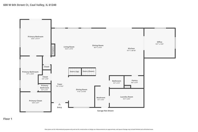 600 W 6th St Court, Coal Valley, IL 61240