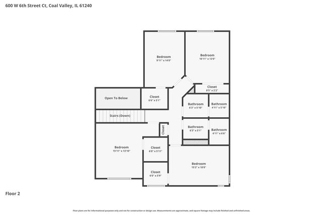 600 W 6th St Court, Coal Valley, IL 61240