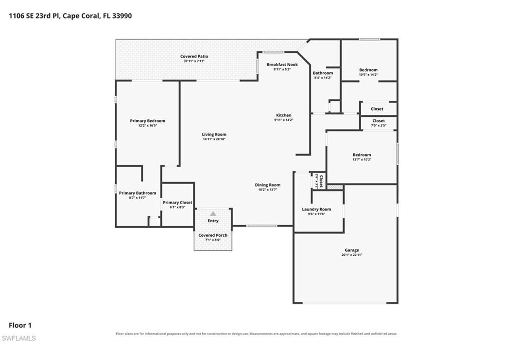 Image 40 of property listing at 1106 SE 23rd PL, Cape Coral, FL 33990