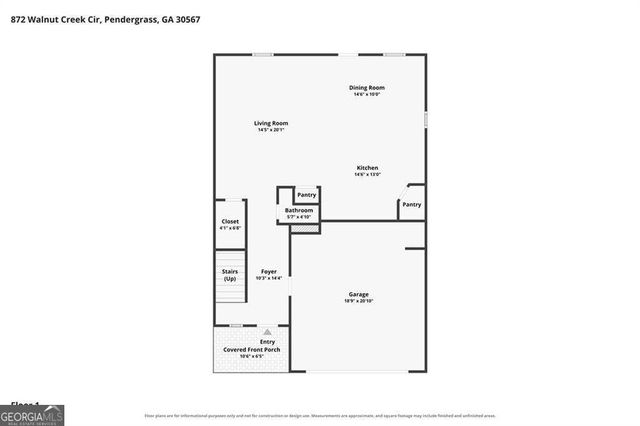 872 Walnut Creek Circle, Pendergrass, GA 30567