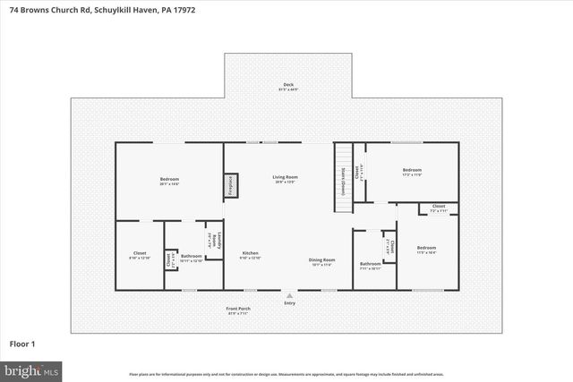 74 BROWNS CHURCH RD, Schuylkill Haven, PA 17972