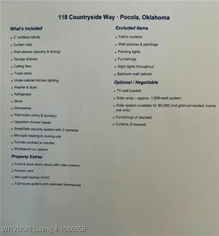 118 Countryside Way, Pocola, OK 74902