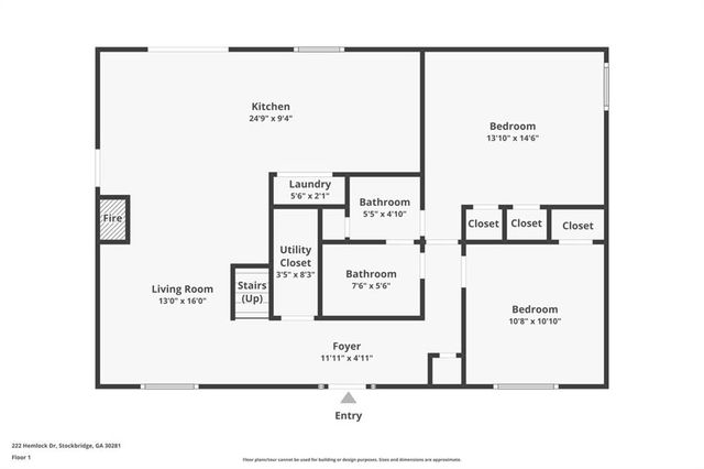 222 HEMLOCK Drive, Stockbridge, GA 30281