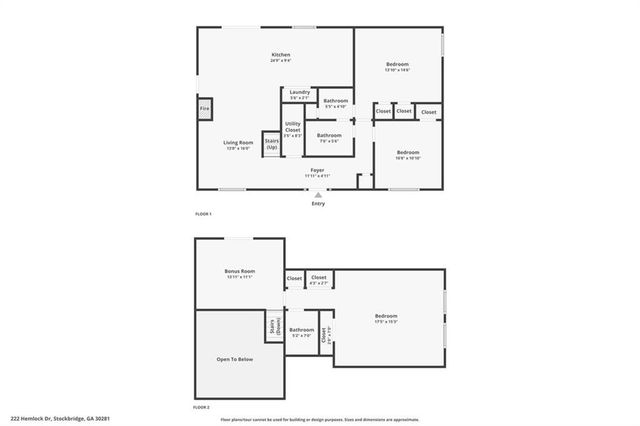 222 HEMLOCK Drive, Stockbridge, GA 30281