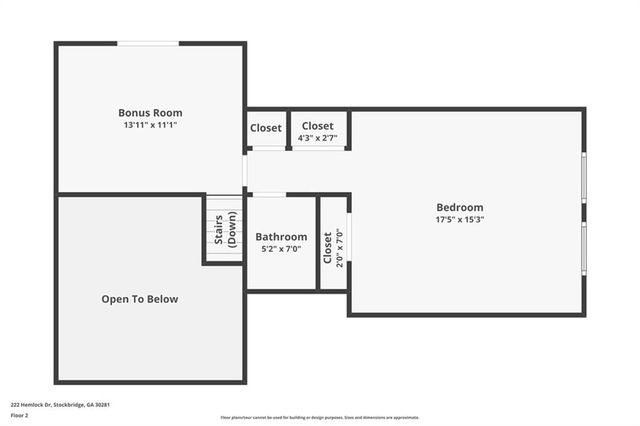 222 HEMLOCK Drive, Stockbridge, GA 30281
