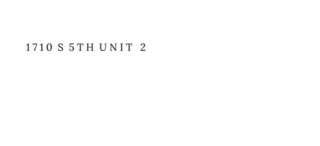 1710 S 5th ST 2, Austin, TX 78704