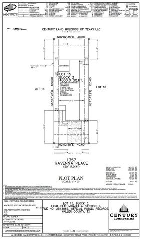 1357 Ravenna Place, Brookshire, TX 77423