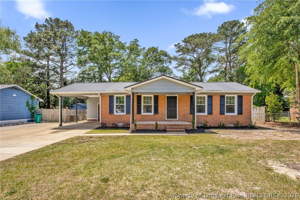 3220 Periwinkle Drive, Fayetteville, NC 28306 — exterior