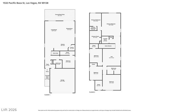 1532 Pacific Baza Street, Las Vegas, NV 89138