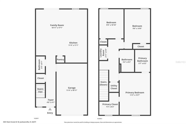 3551 RAIN FOREST DRIVE W, Jacksonville, FL 32277