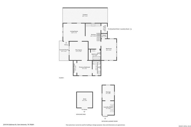 2310 N SABINAS ST, San Antonio, TX 78201