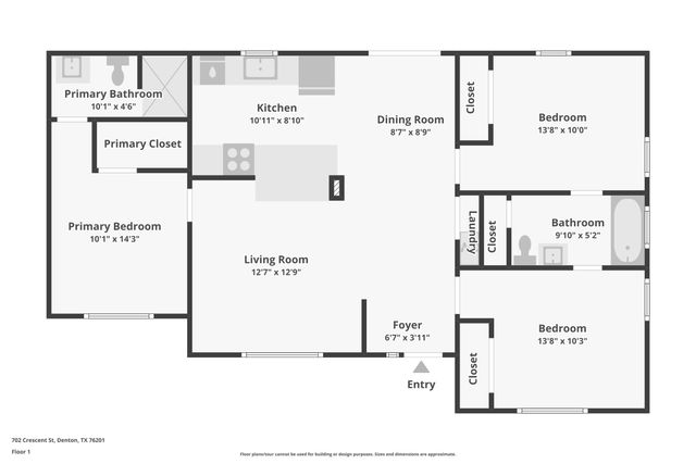 702 Crescent Street, Denton, TX 76201