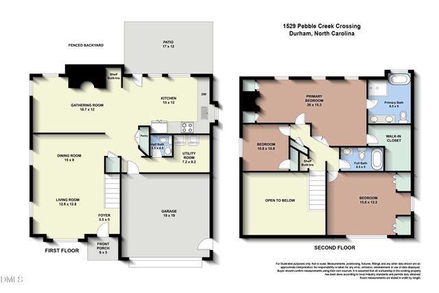 1529 Pebble Creek Crossing, Durham, NC 27713