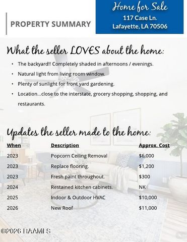 117 Case Lane, Lafayette, LA 70506