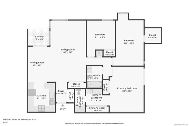 5645 Friars Rd 386, San Diego, CA 92110