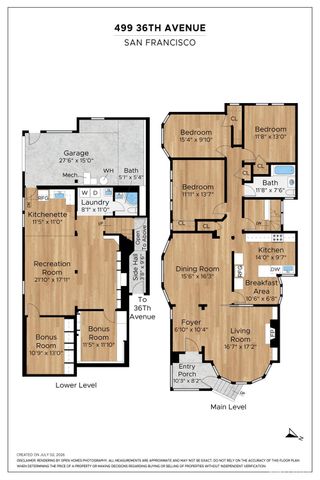 499 36th Avenue, San Francisco, CA 94121
