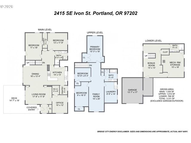 2415 Se IVON St, Portland, OR 97202