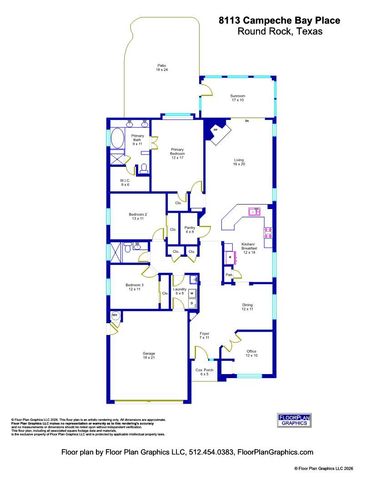 8113 Campeche Bay PL, Round Rock, TX 78681