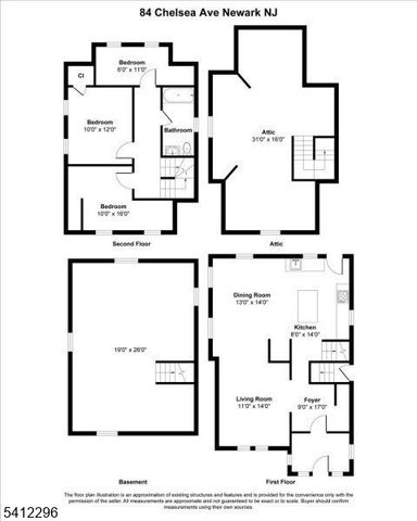 84 Chelsea Ave, Newark City, NJ 07106