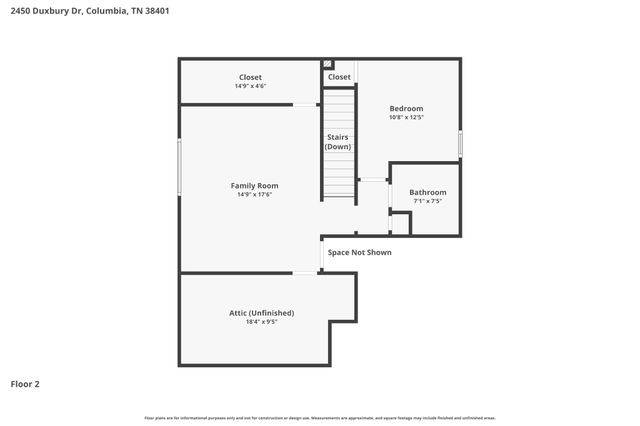 2450 Duxbury Dr, Columbia, TN 38401