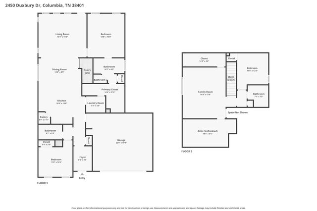 2450 Duxbury Dr, Columbia, TN 38401