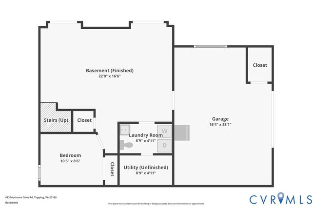 483 Mechams Cove Rd, Middlesex, VA 23169