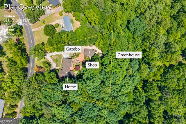 511 Rhodes Drive, Elberton, GA 30635