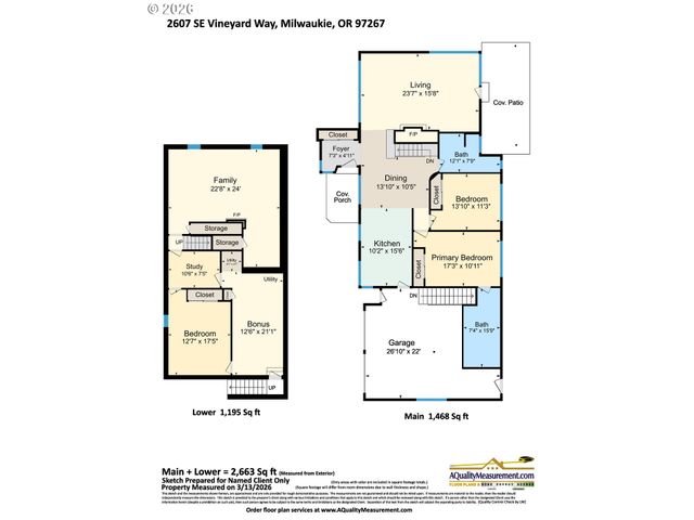 2607 Se VINEYARD Way, Milwaukie, OR 97267