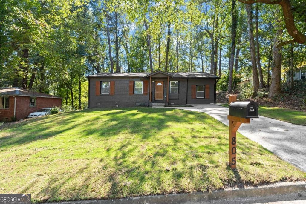 805 Sandy Creek Drive NW, Atlanta, GA 30331 — exterior