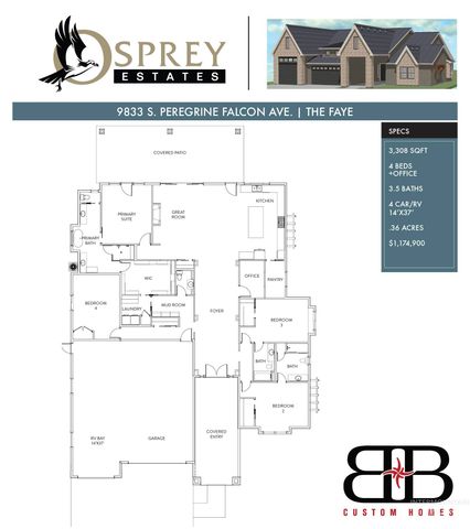 9833 S Peregrine Falcon Ave., Nampa, ID 83686