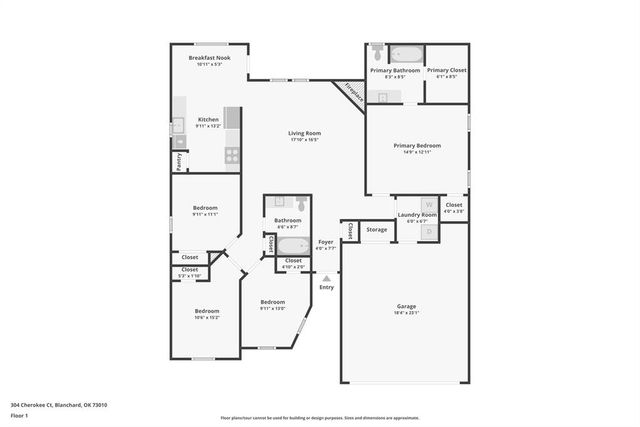 304 Cherokee Court, Blanchard, OK 73010