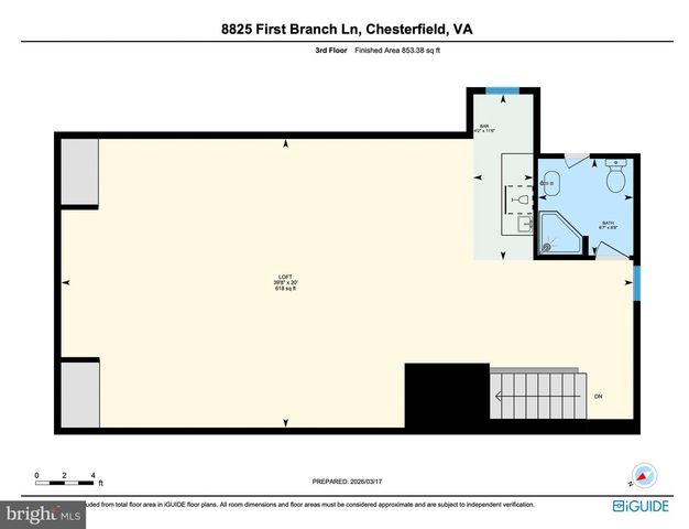 8825 FIRST BRANCH LN, Chesterfield, VA 23838