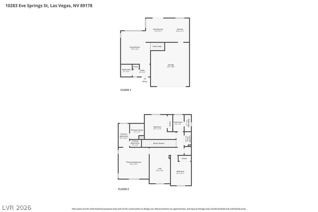 10283 Eve Springs Street, Las Vegas, NV 89178