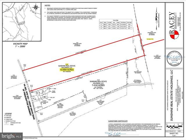 CEDAR GROVE RD, Culpeper, VA 22701