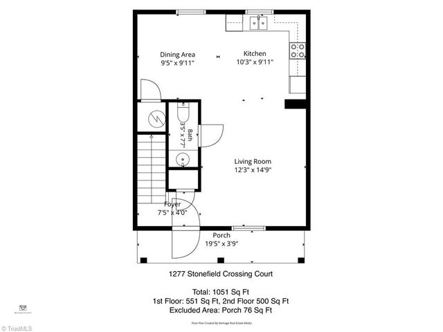 1277 Stonefield Crossing Court, Winston-salem, NC 27107