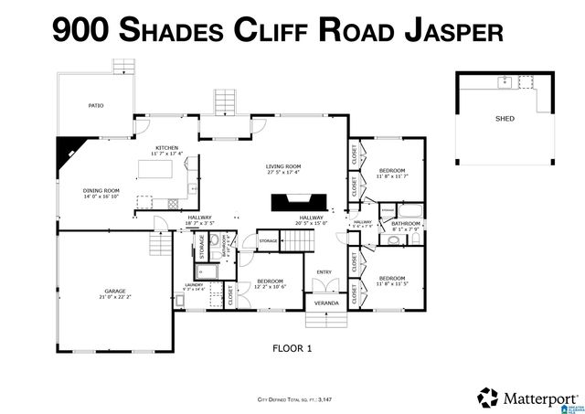 900 SHADES CLIFF ROAD, Jasper, AL 35504