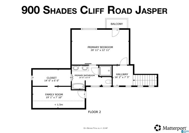 900 SHADES CLIFF ROAD, Jasper, AL 35504