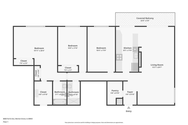 8650 Ferris Avenue 203, Morton Grove, IL 60053