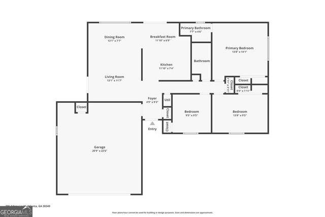 295 Adena Lane W, South Fulton, GA 30349