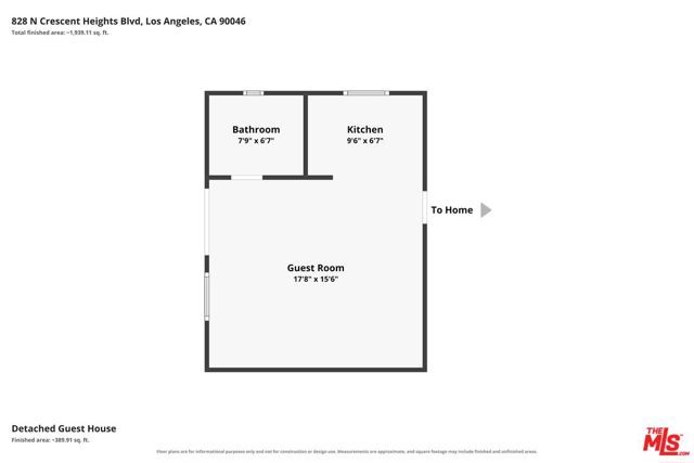 828 N Crescent Heights Boulevard, Los Angeles, CA 90046