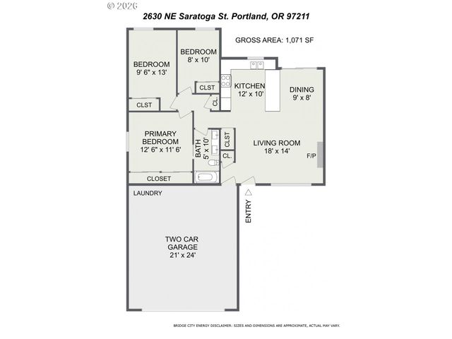 2630 Ne SARATOGA St, Portland, OR 97211