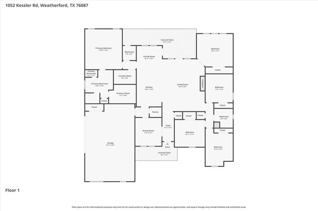 1052 Kessler Road, Weatherford, TX 76087