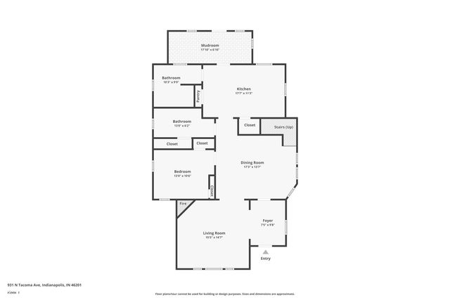 931 N Tacoma, Indianapolis, IN 46201