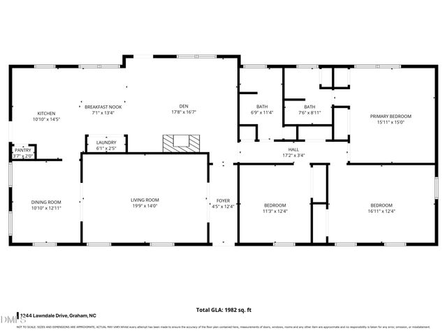 1244 Lawndale Drive, Graham, NC 27253