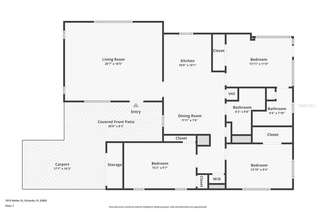 Image 33 of property listing at 1915 WEBER STREET, Orlando, FL 32803