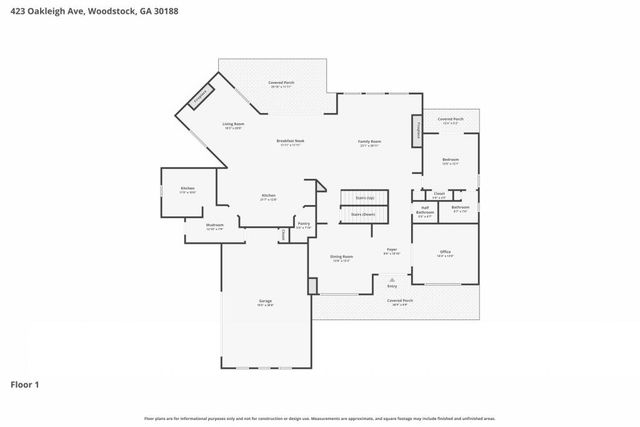 423 Oakleigh Avenue, Woodstock, GA 30188