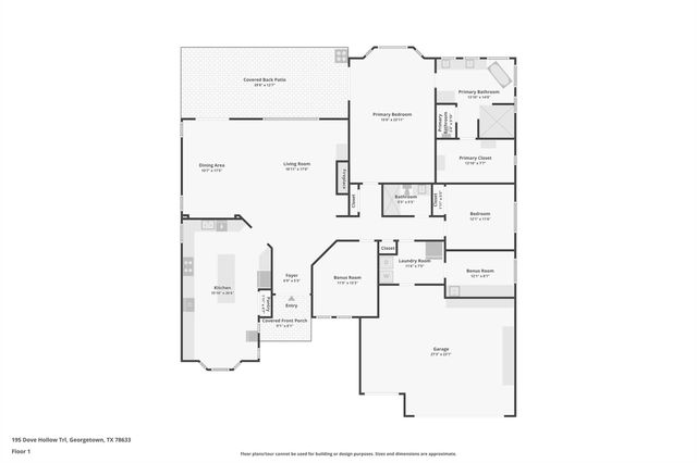 195 Dove Hollow TRL, Georgetown, TX 78633