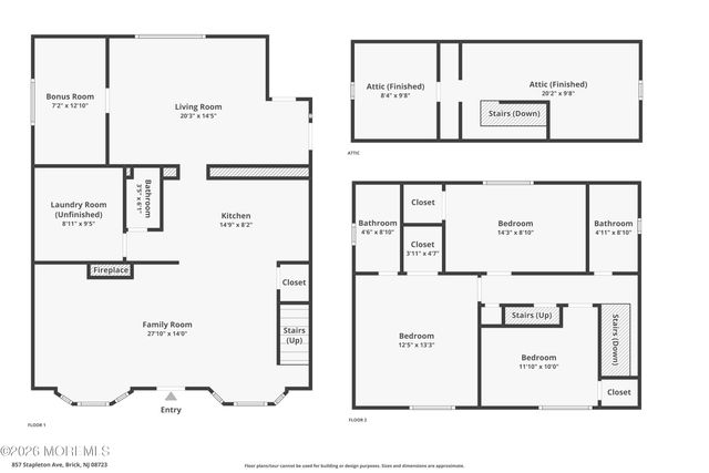 857 Stapleton Avenue, Brick, NJ 08723